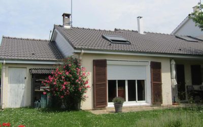 Réfection d&rsquo;une toiture avec pose de velux au Mesnil Saint Denis
