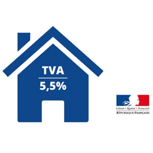 Taux de TVA réduit à 5.5%